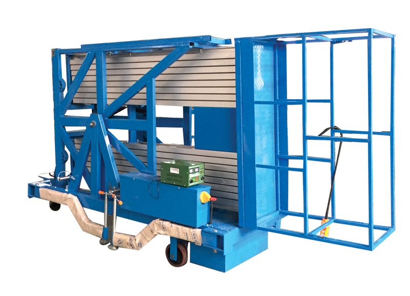 双柱放到升降平台